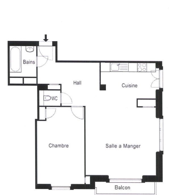 3 ½ rooms apartment, photo 2 sur 7