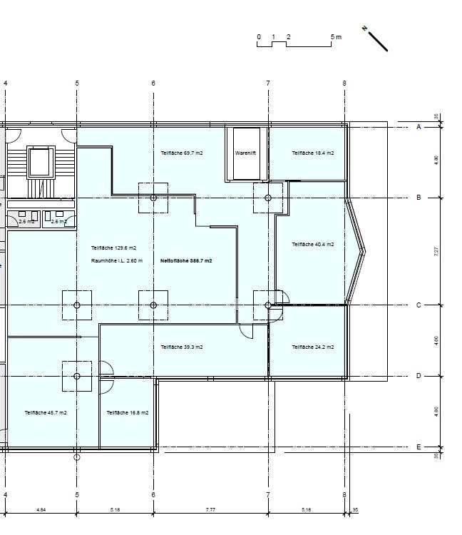 380m² commercial