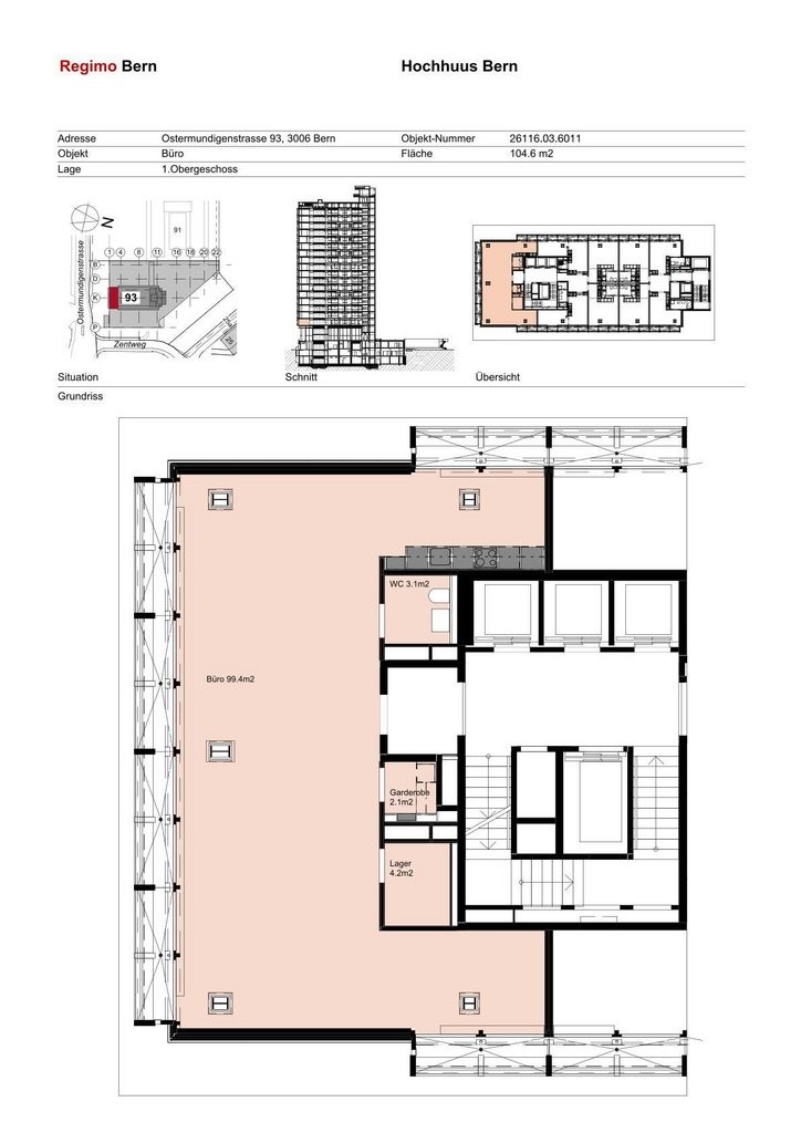 109m² ufficio