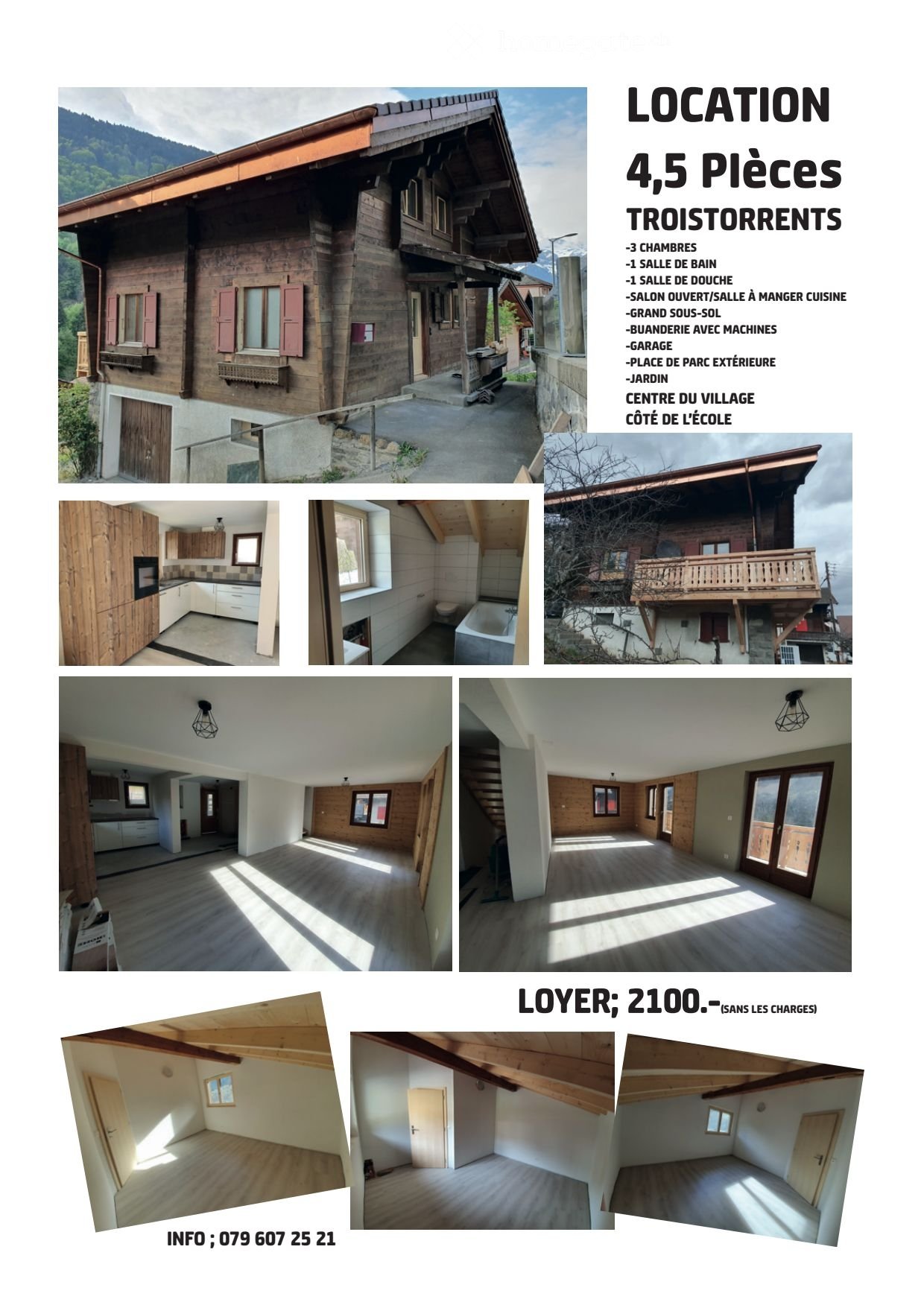 Maison individuelle de 2 ½ pièces