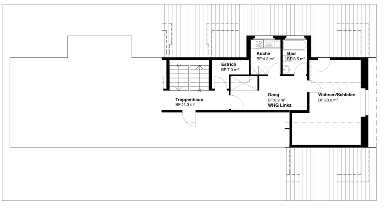 Appartement de 1 ½ pièces