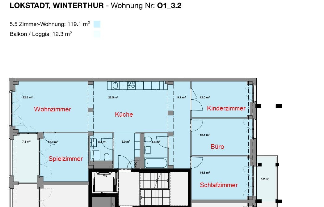 Appartement meublé de 5 ½ pièces, photo 10 sur 10