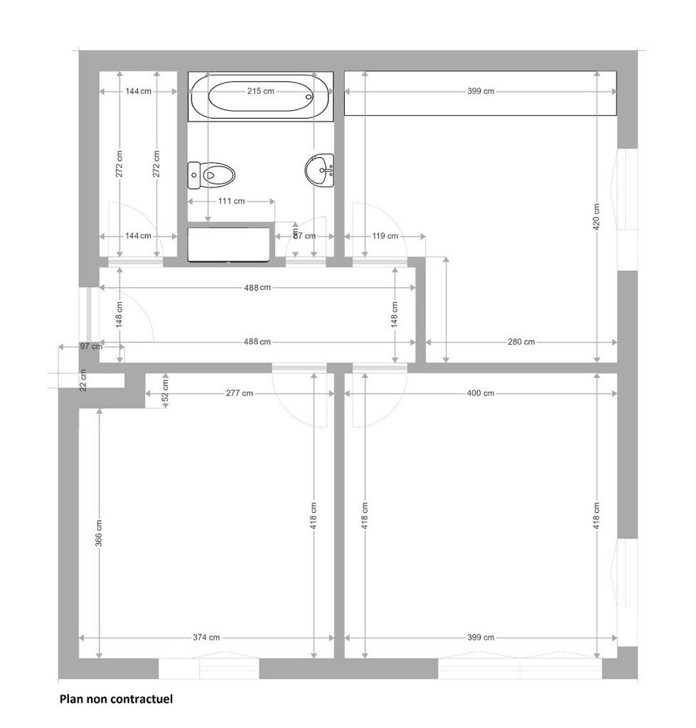 2 rooms apartment, photo 9 sur 9