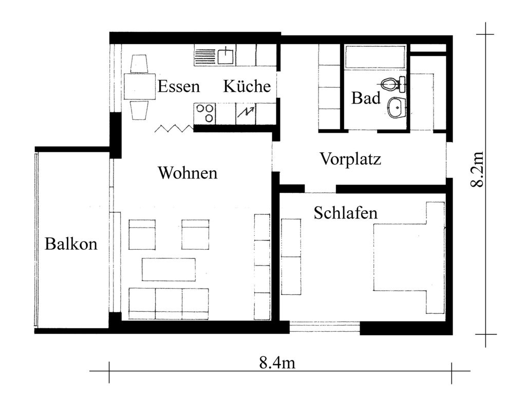 Appartement de 2 ½ pièces, photo 9 sur 9