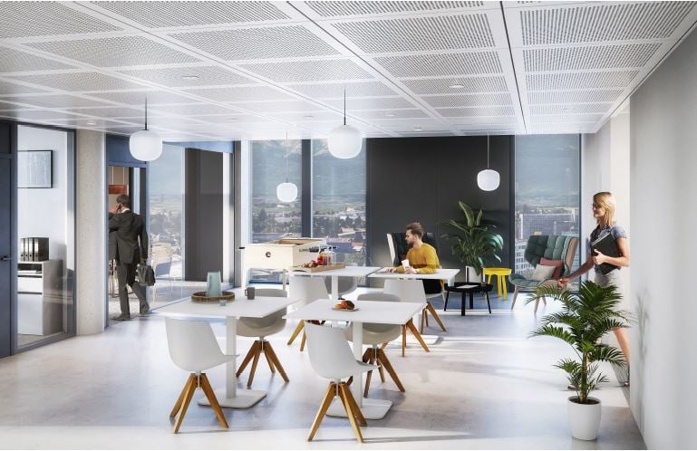 425m² office