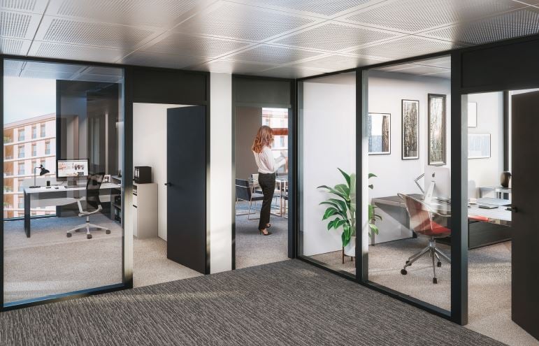 425m² office