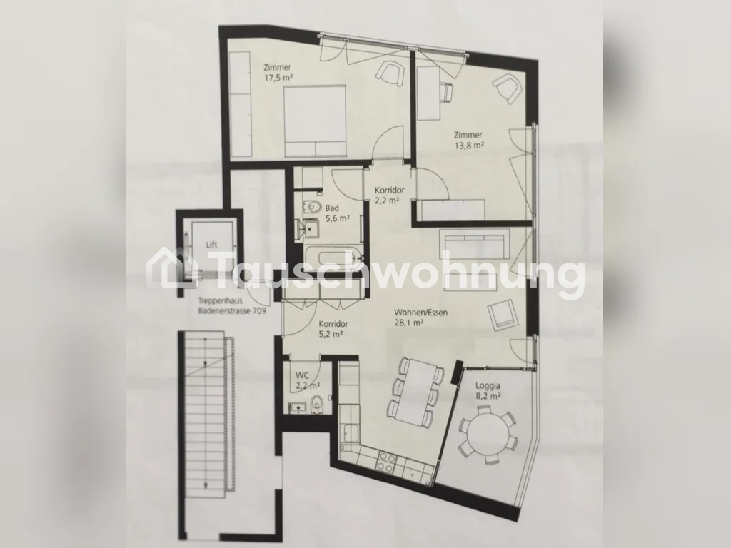 Appartement de 3 ½ pièces