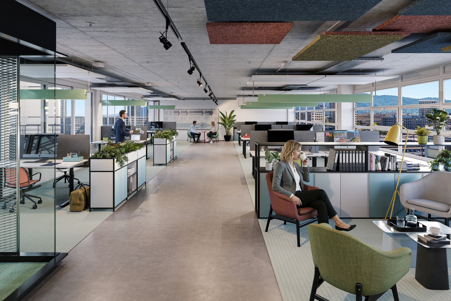 300m² de bureaux