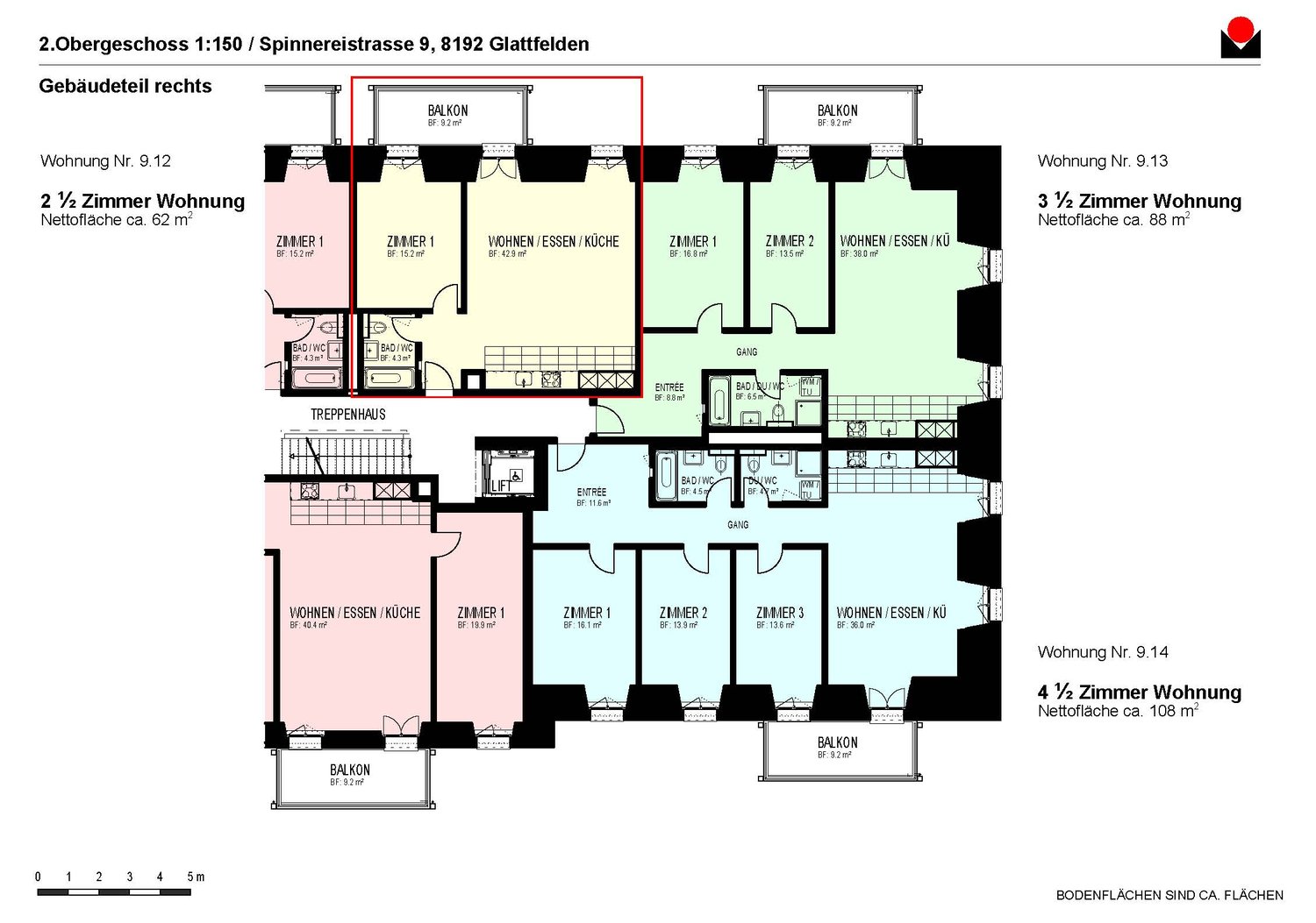 Appartement de 3 ½ pièces, photo 9 sur 9