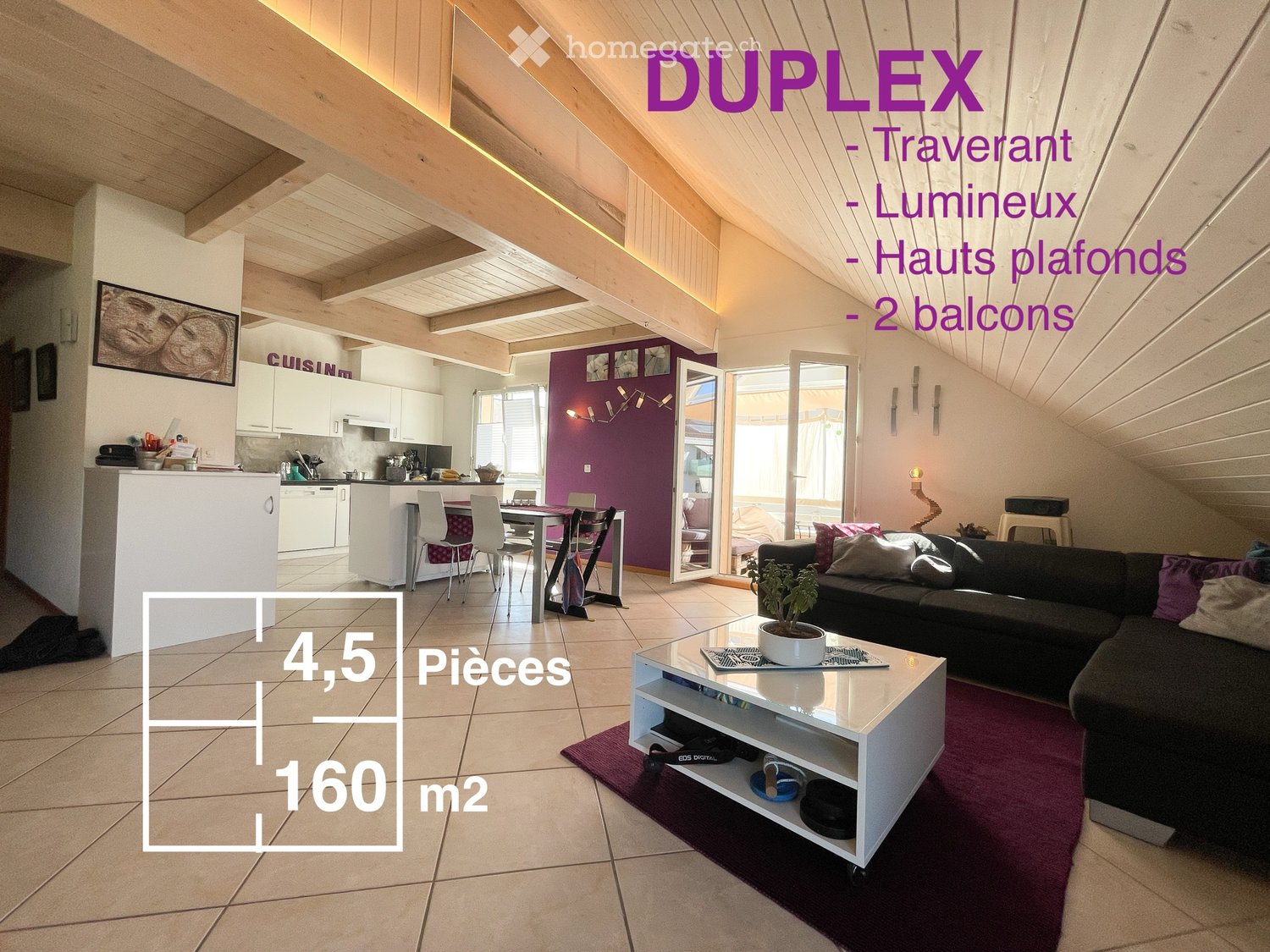 4 rooms apartment, photo 2 sur 5