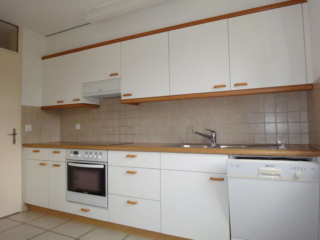Appartement de 3 ½ pièces","description":"Emplacement calme et immeuble très bien entretenu.   
  
L'appartement est équipé comme suit :   
  
\- Cuisine avec carrelage   
\- Lave-vaisselle, vitrocéramique, grand réfrigérateur, etc.   
\- 2 salles d'eau / salles de bain avec fenêtre   
\- Réduit ave