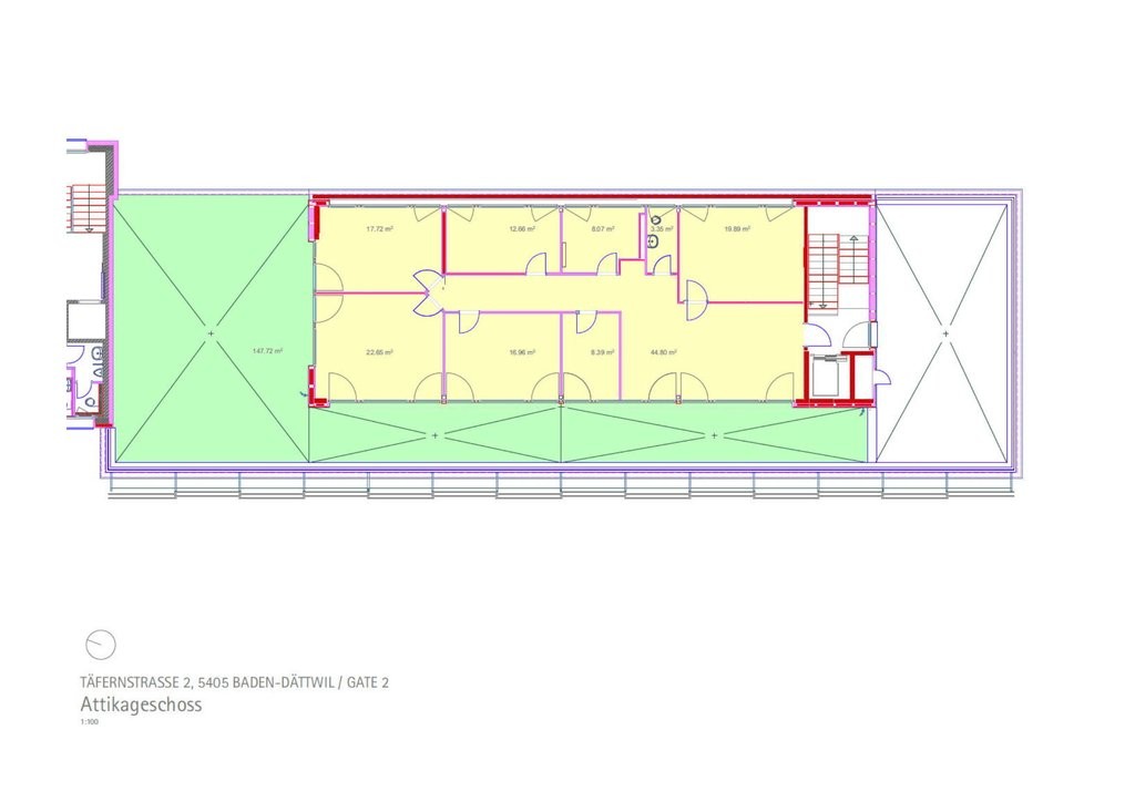 160m² bureau