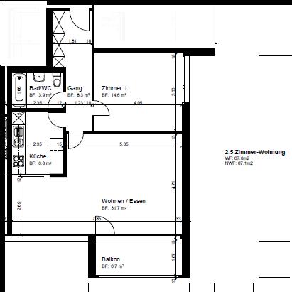 Appartement de 2 ½ pièces, photo 8 sur 8