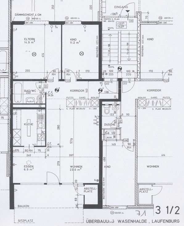Appartamento di 3 ½ locali