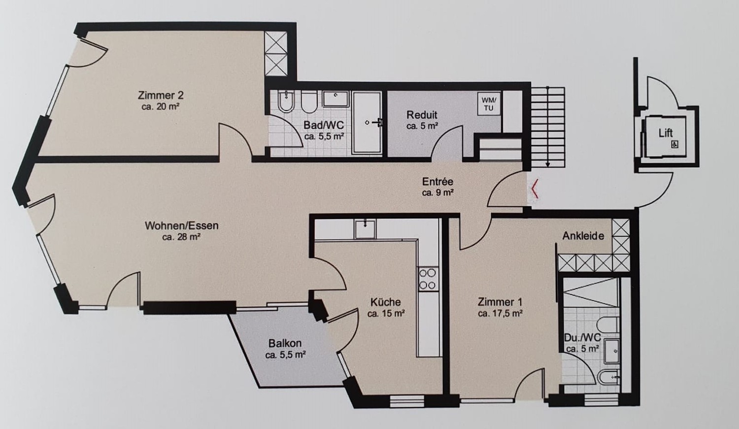 Appartement de 3 ½ pièces

Nouvel appartement moderne de 3,5 pièces situé au 2ème étage dans le quartier calme de Zurich 8044. Disponible à partir du 5 septembre 2026, ce bien représente une opportunité idéale pour ceux qui recherchent le confort, la qualité et un emplacement paisible.

Caractéristi