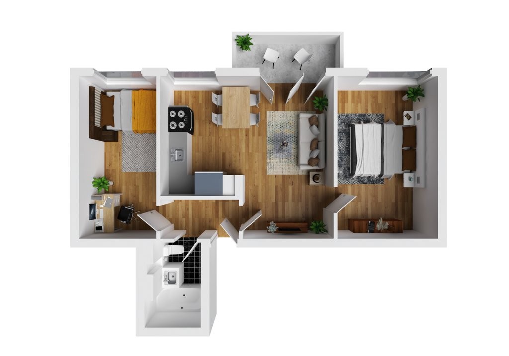 Appartement de 3 pièces, photo 7 sur 7