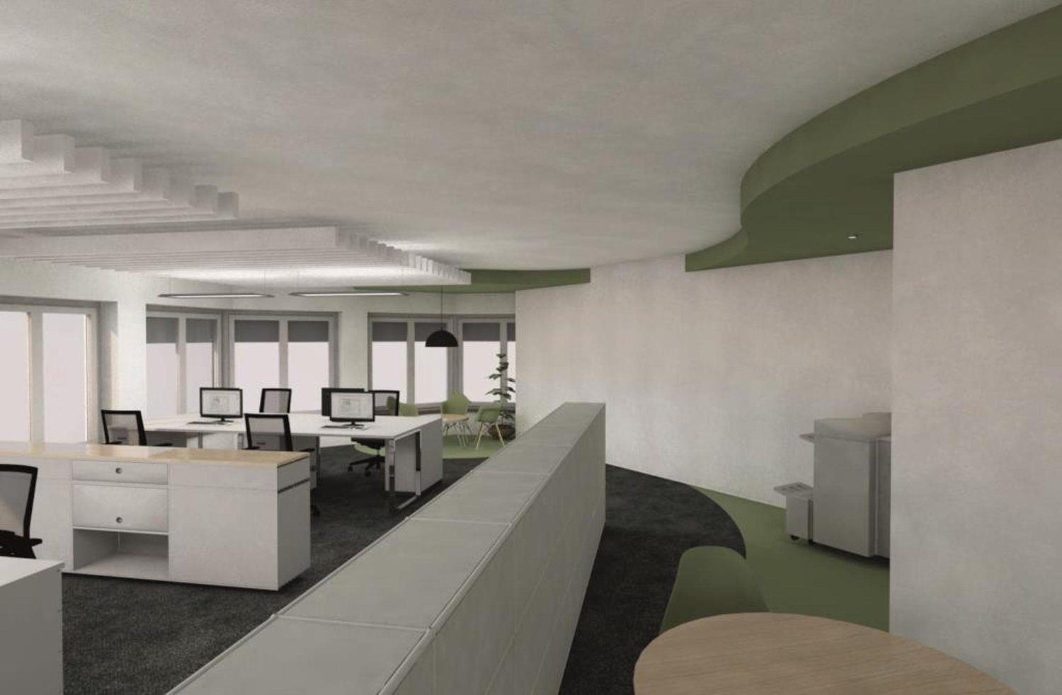 258m² bureau
