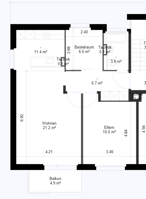 Appartement de 2 ½ pièces