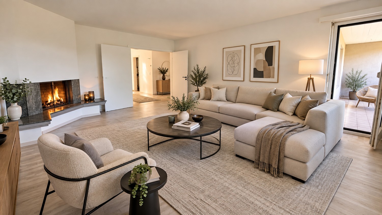 5 rooms apartment