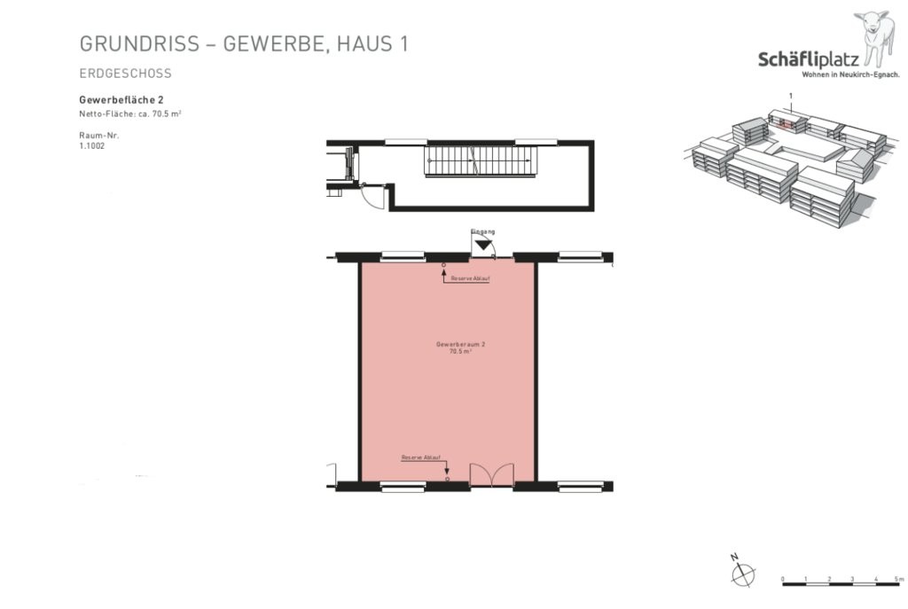 Commerce de 70m²