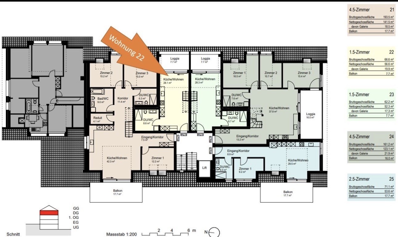 Appartement de 1 ½ pièces
