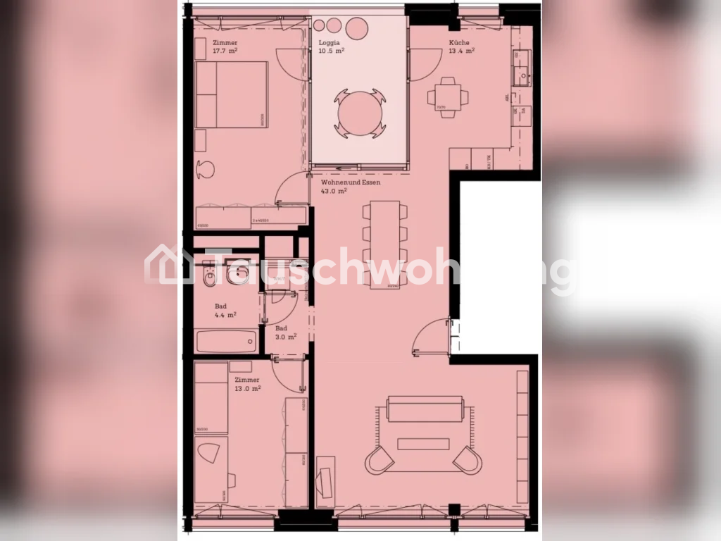 Appartement de 3 ½ pièces, photo 5 sur 7