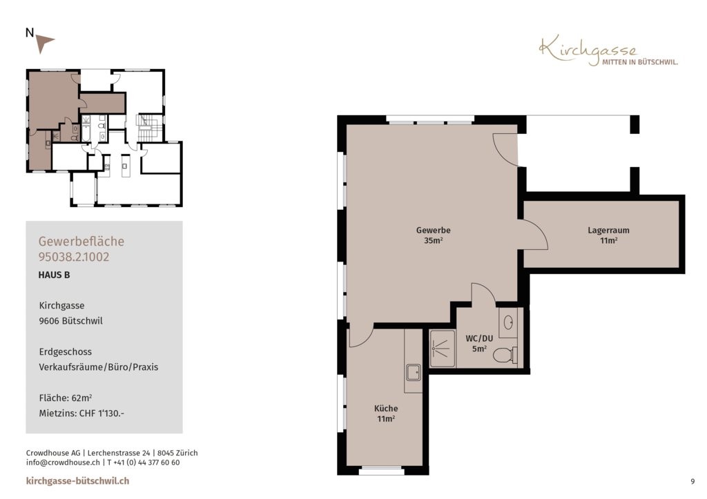 62m² commercial, photo 4 sur 4