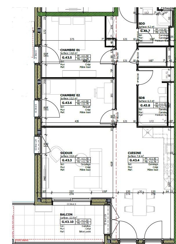 3 ½ rooms apartment, photo 9 sur 9