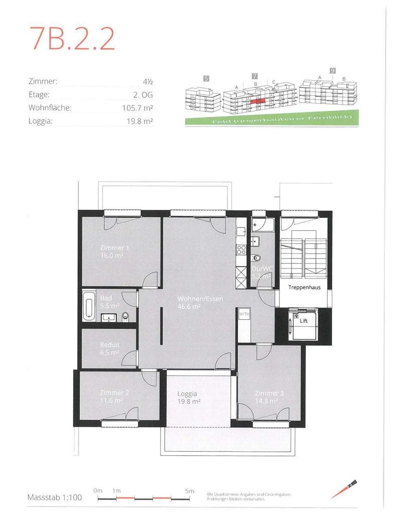 Appartement de 2 ½ pièces, photo 6 sur 6