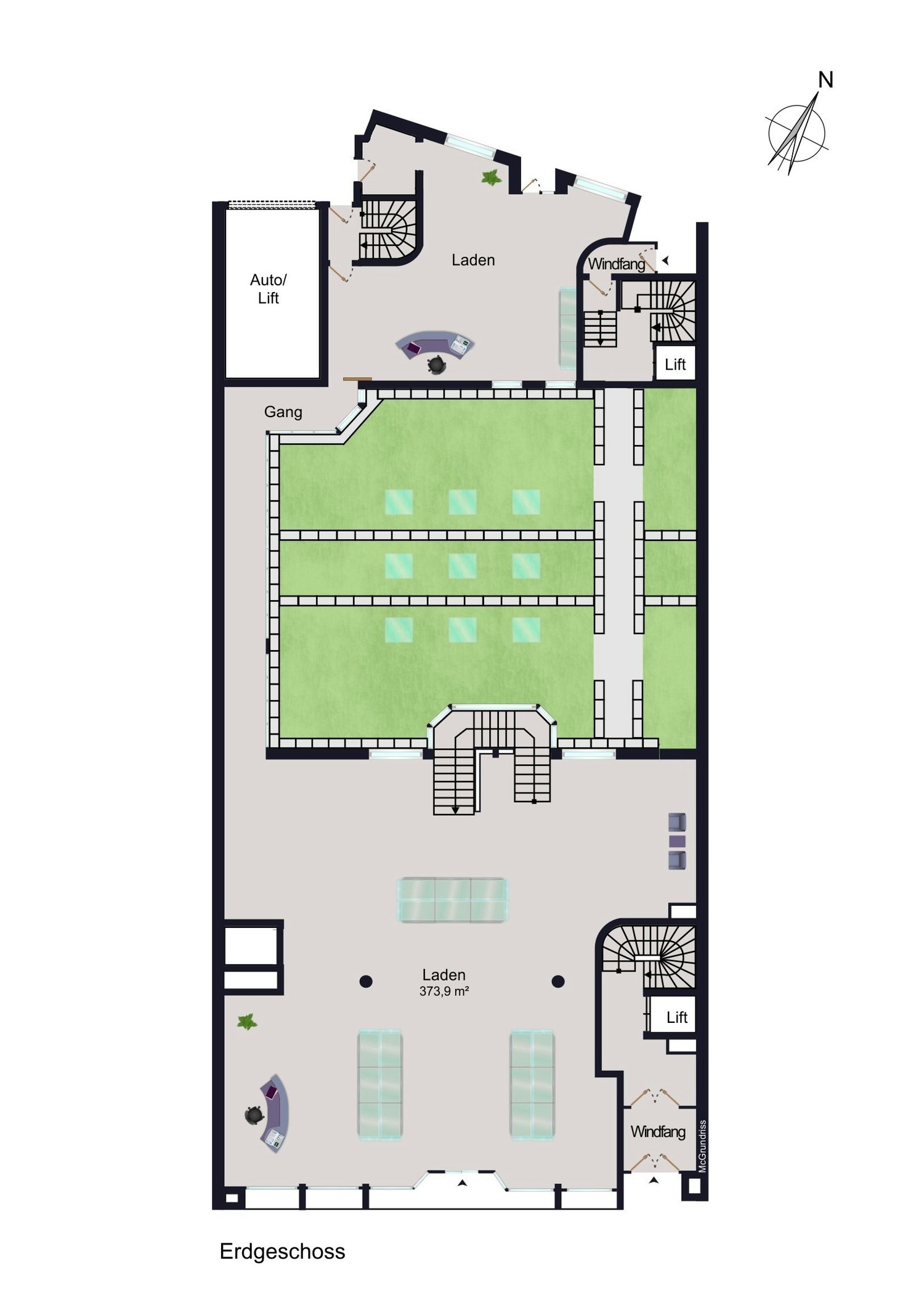 1081m² commercial, photo 10 sur 10