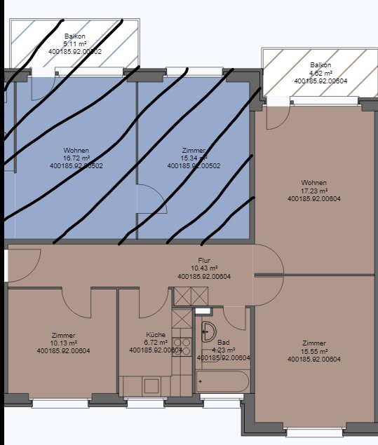 Appartement de 3 pièces
