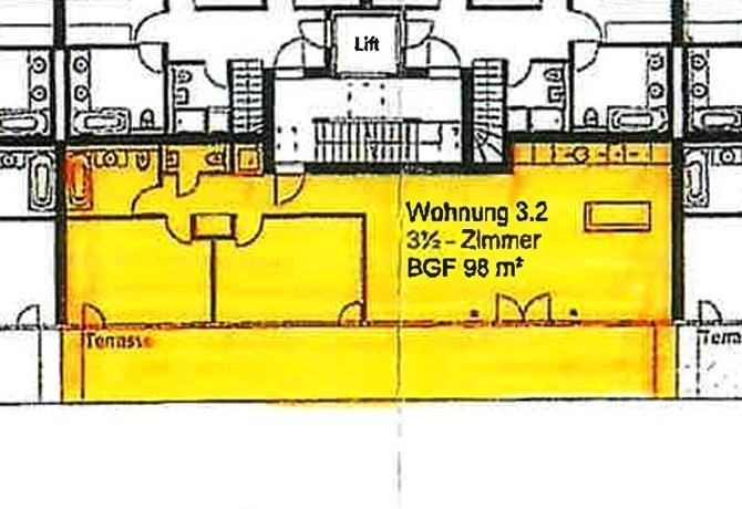 Appartement de 3 ½ pièces