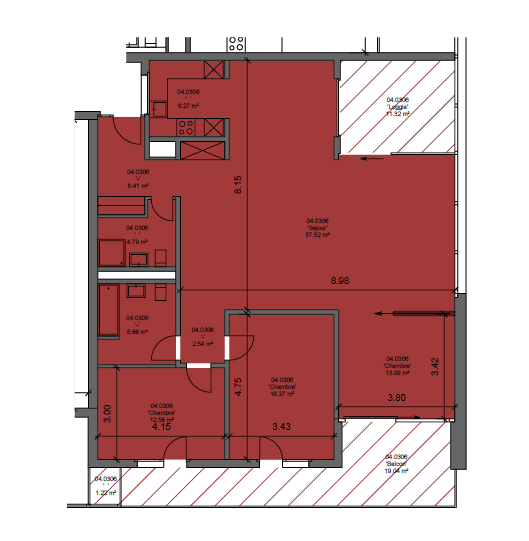 4 ½ rooms apartment, photo 1 sur 2