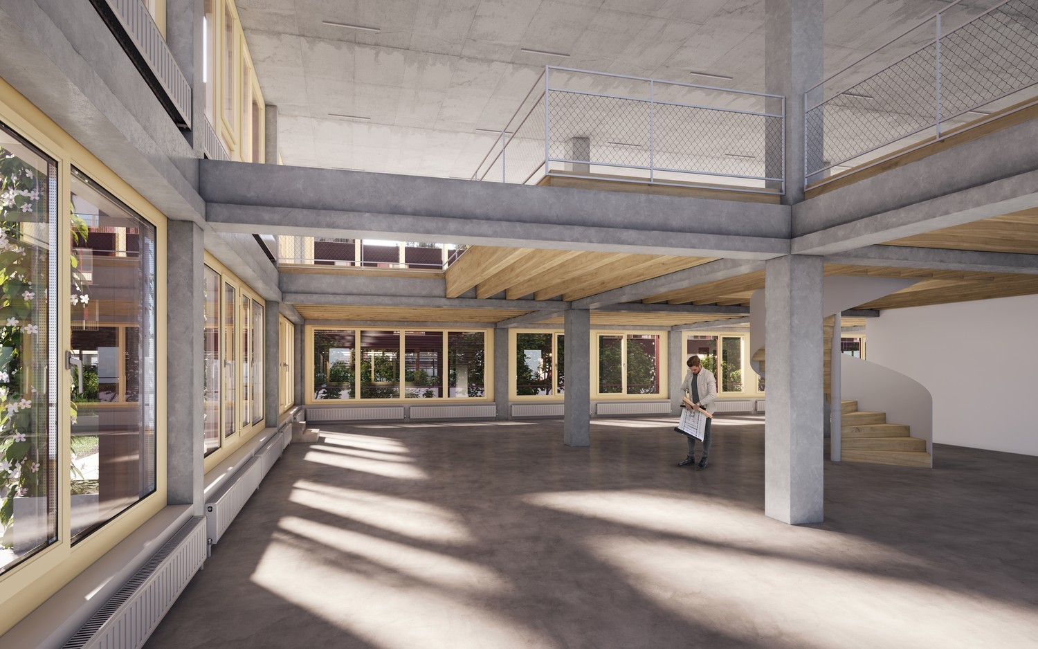 1200m² bureau