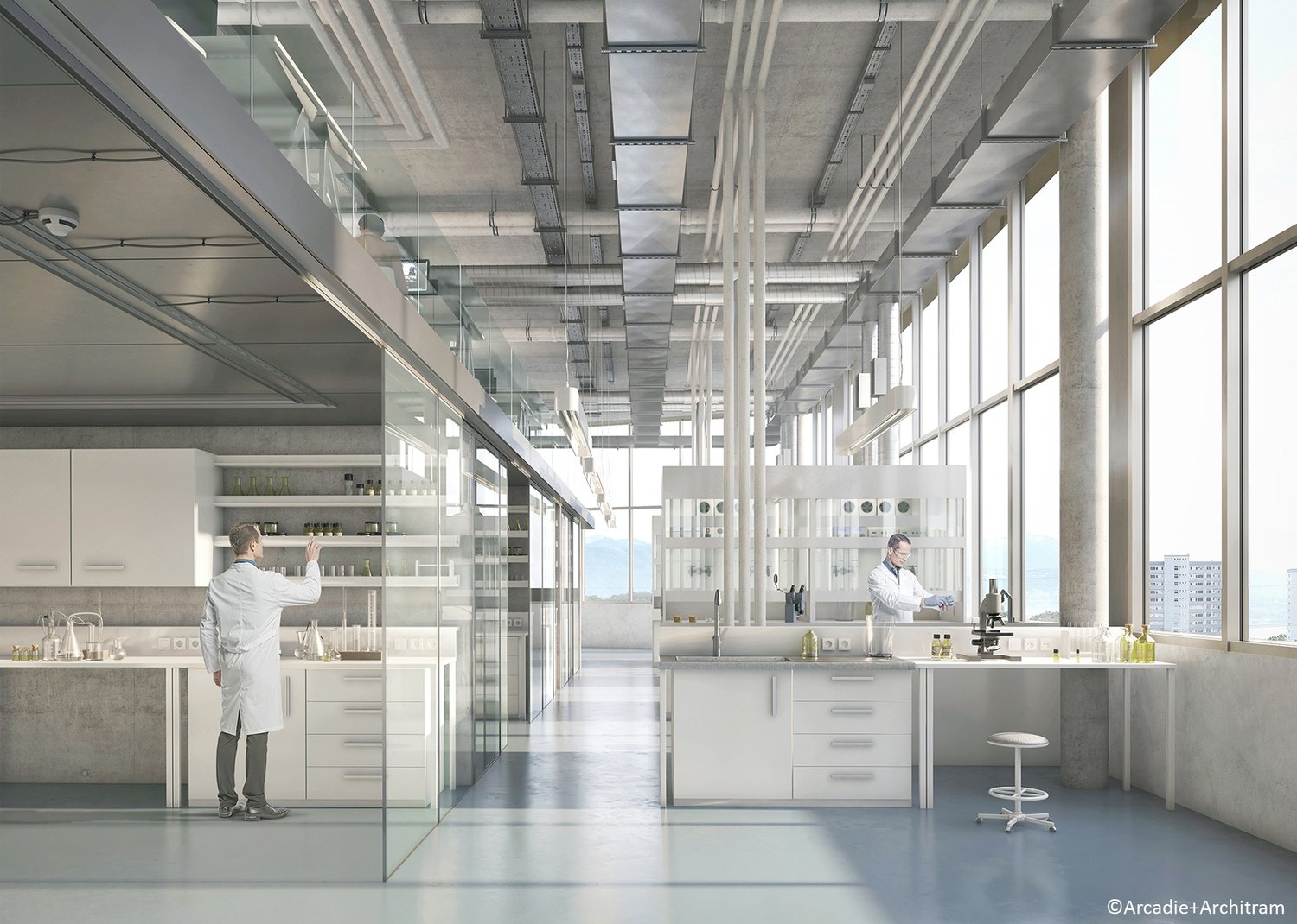1500m² office