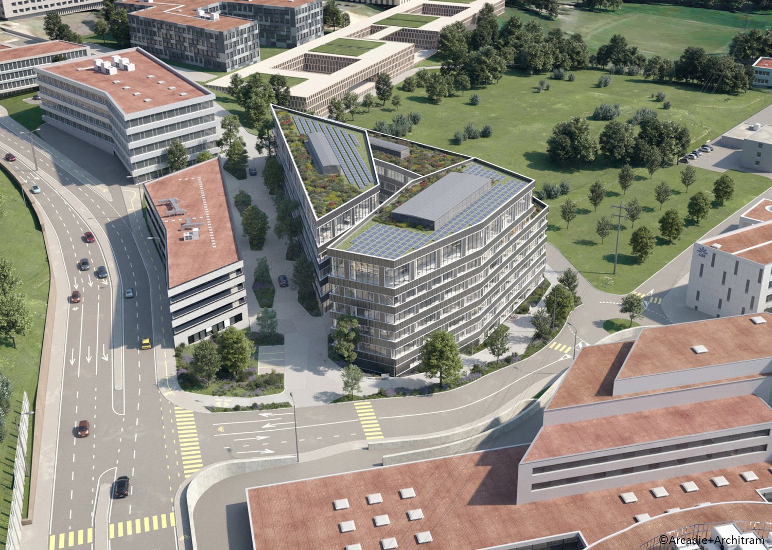 1500m² office