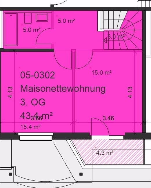 Duplex de 2 ½ pièces, photo 7 sur 8