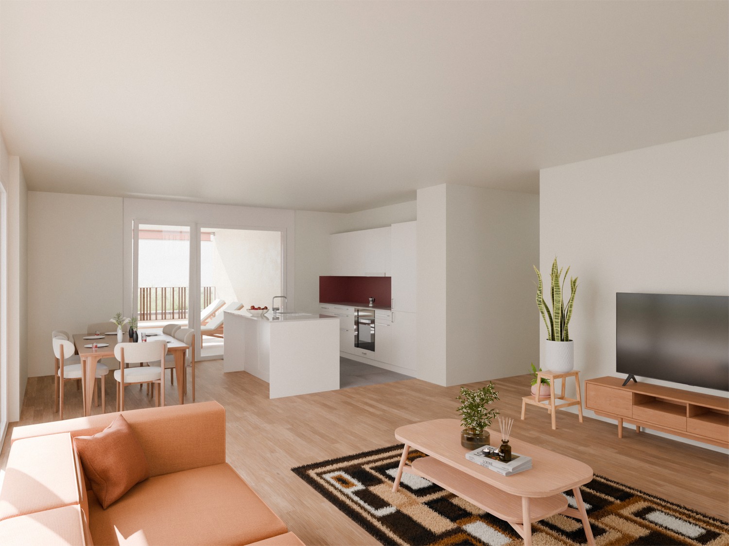 5 rooms apartment