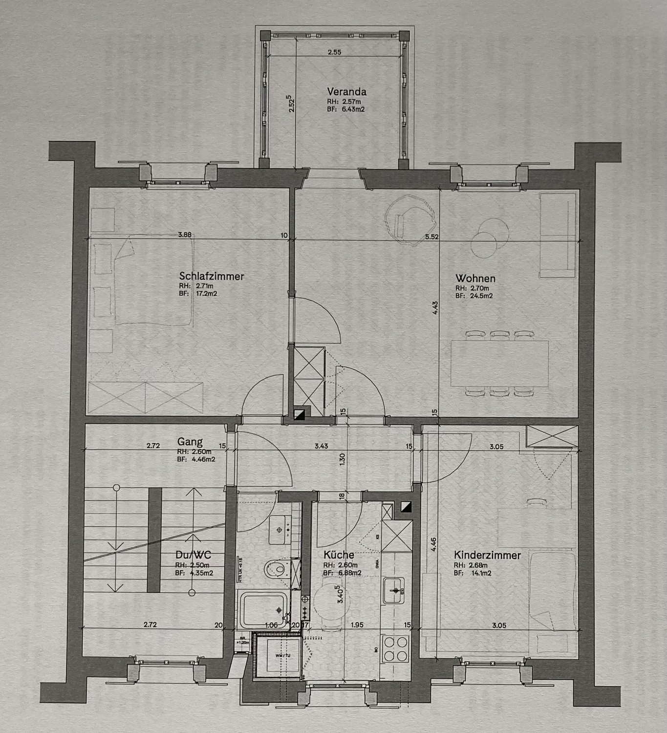 Appartement de 3 ½ pièces, photo 4 sur 7