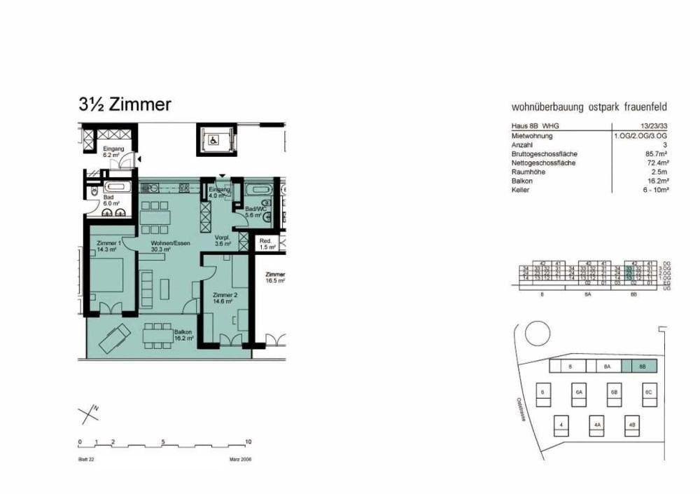 Appartement de 3 ½ pièces, photo 7 sur 8