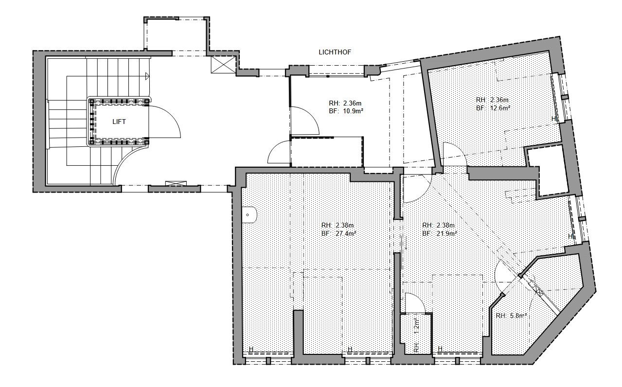 58m² bureau
