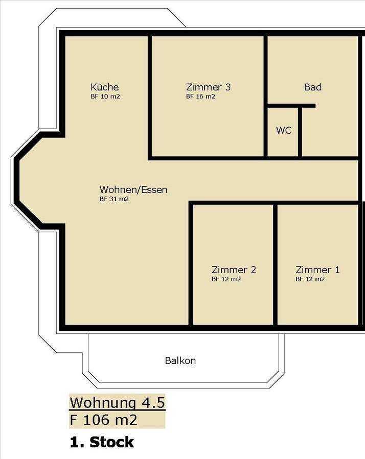 Appartamento di 4 ½ locali
