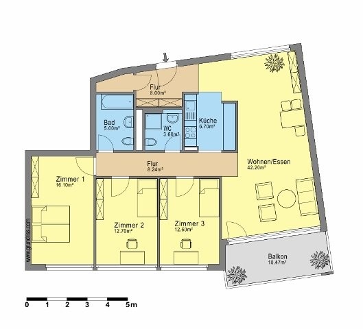 Appartement de 4 ½ pièces, photo 7 sur 7