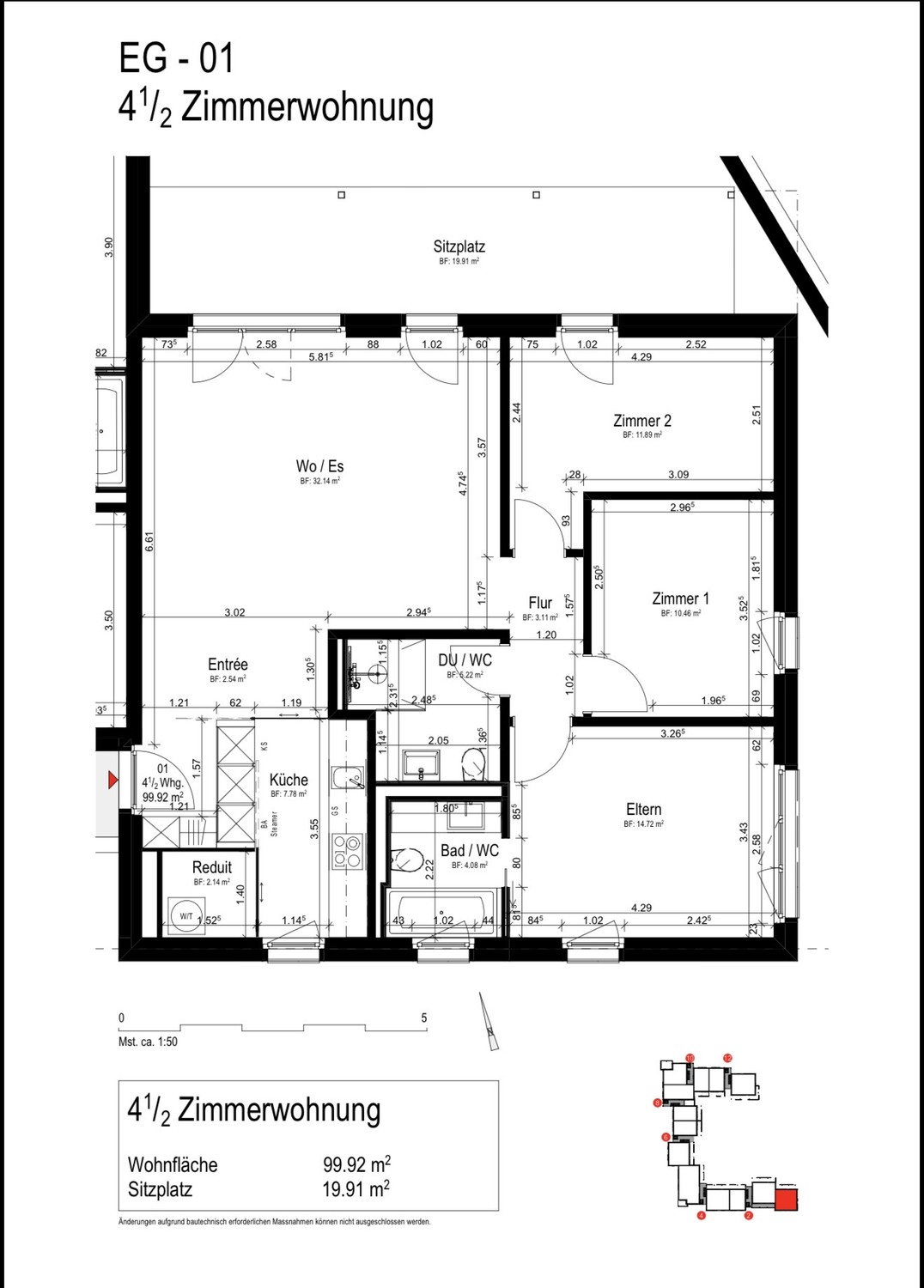 Appartement de 4 ½ pièces, photo 5 sur 5