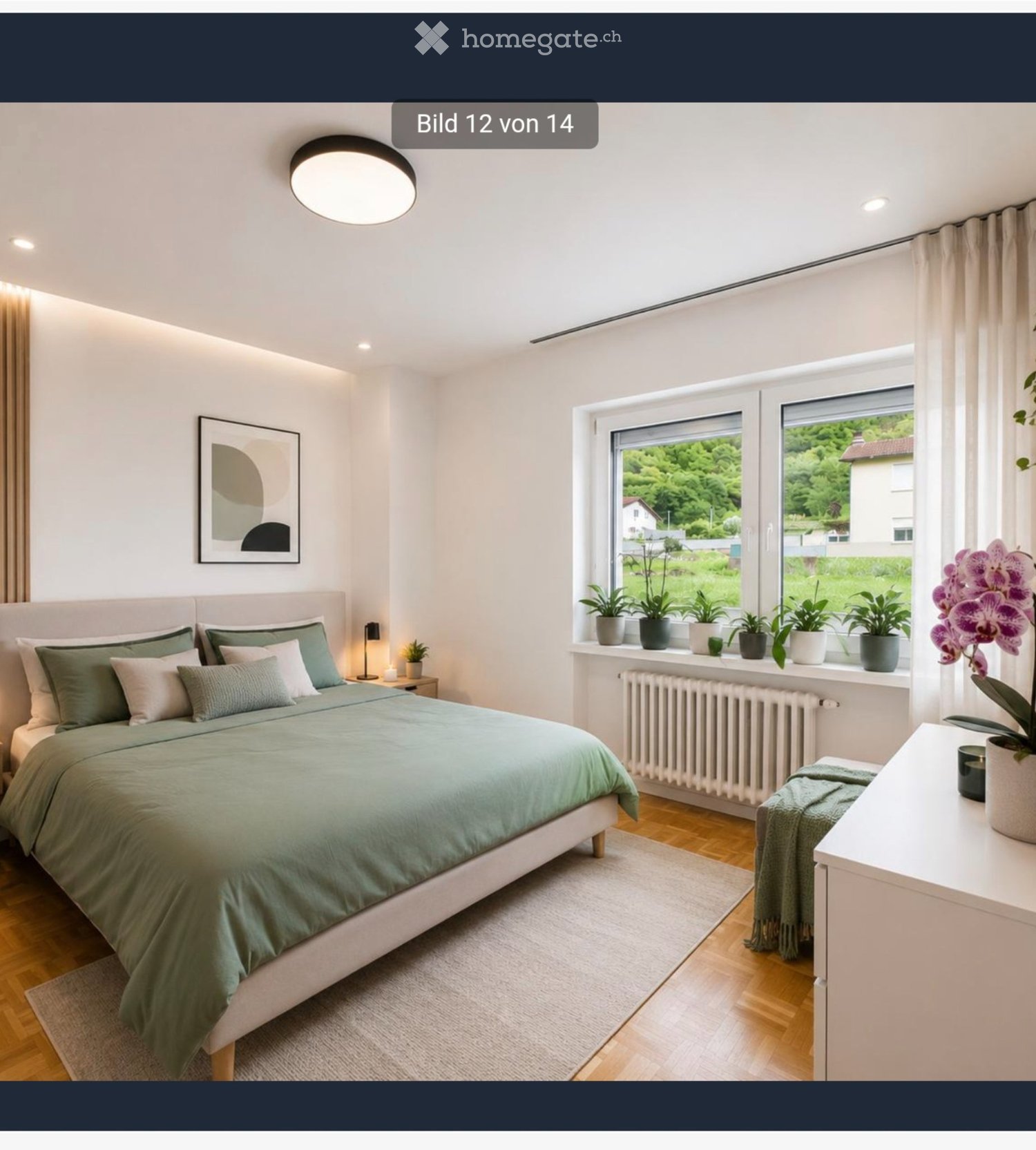 Location 4,5 - 1 P, Tout compris avec jardin, potager, 1 place de parc extérieure, éventuellement une autre place de parc payante 80 chf, pas de décompte. Nous n'acceptons pas les animaux,
