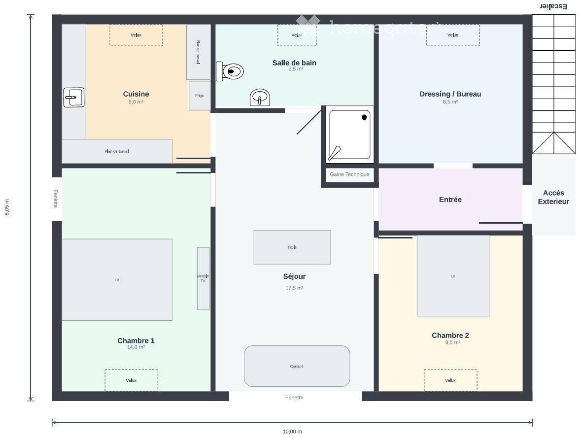2 ½ rooms apartment, photo 1 sur 5