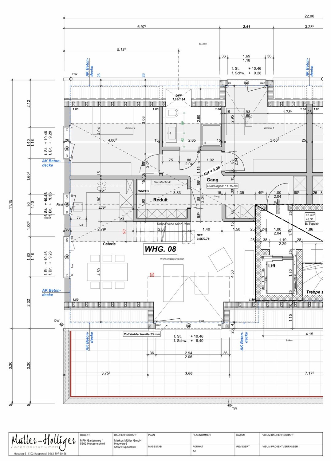 Appartement de 3 ½ pièces