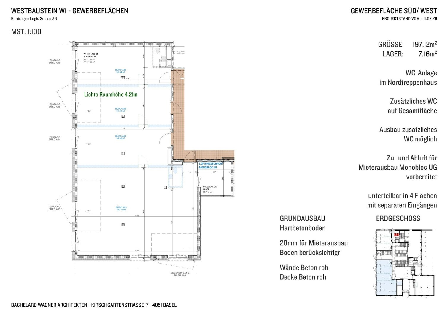 98m² commercial, photo 4 sur 6