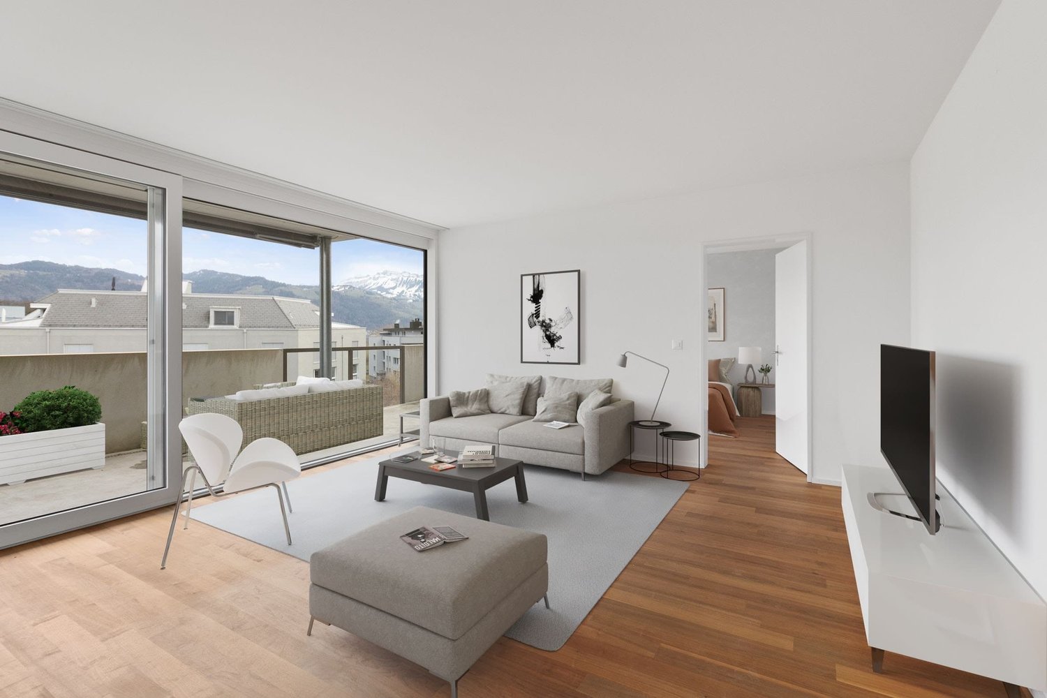 Appartement en attique de 4 ½ pièces, photo 1 sur 10
