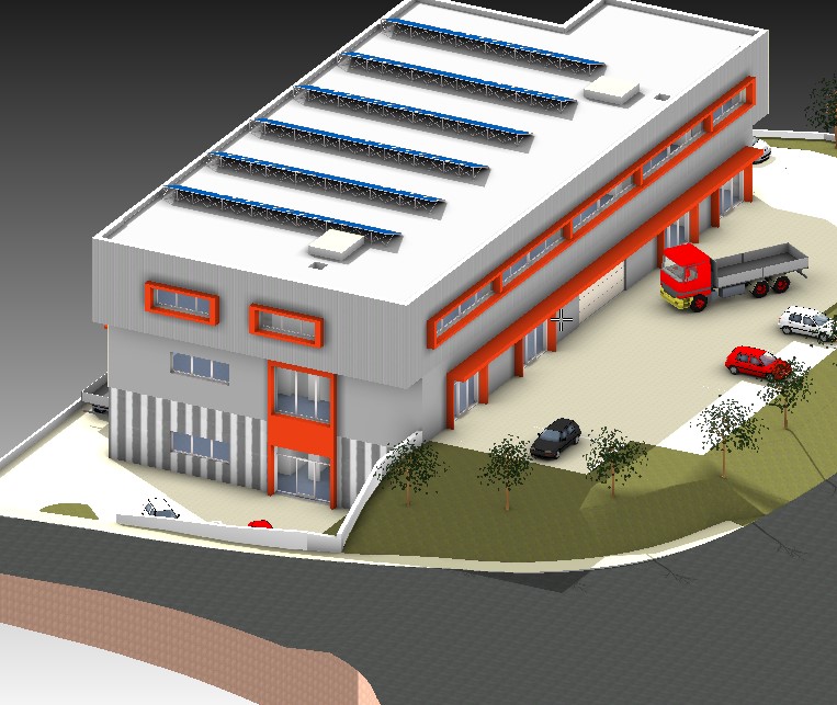 2600m² industrial object